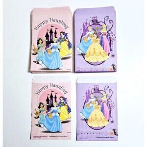 Disney Halloween Haunting Princesses Treat Favor Bags  75 Count Mixed Lot NWOT